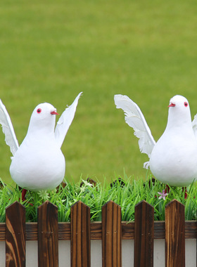 仿真婚庆商场绿植和平鸽