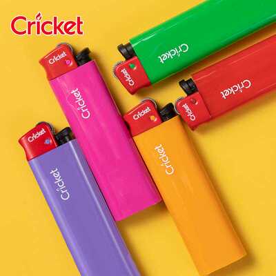 Cricket草蜢瑞典正品原装进口防爆定制订做印字一次性滑轮打火机