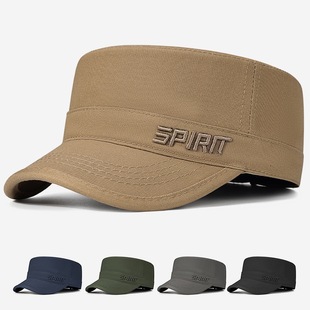 四季弯檐平顶帽男单针拼接全封口鸭舌帽户外休闲时尚遮阳帽子女