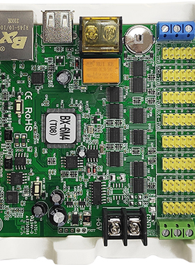 LED电子显示屏单双色BX-6M4P-T08(网+RS232+RS485)多区域LED图文