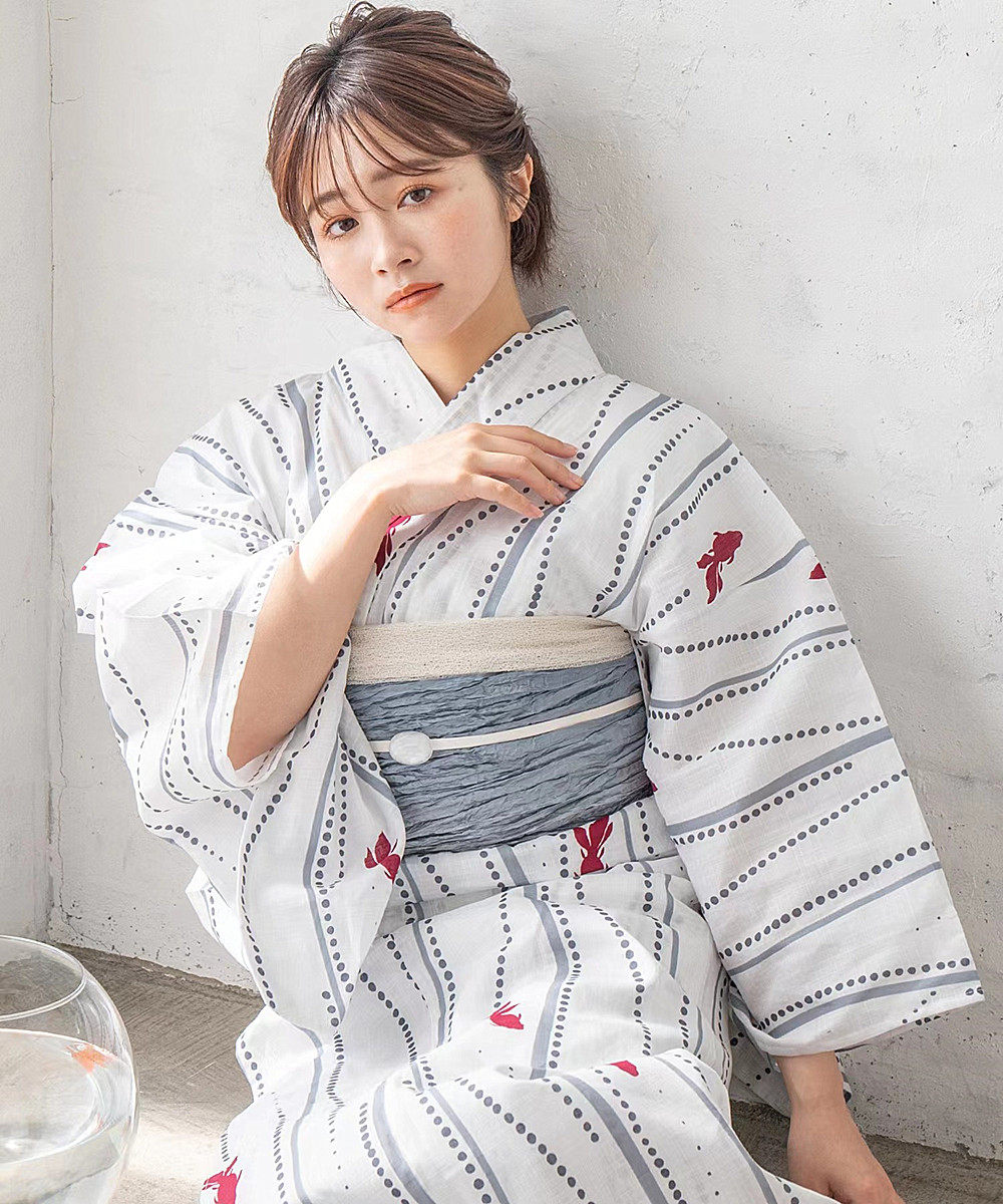 日本传统和服浴衣女纯棉正装款式日系复古拍摄旅游服饰YUKATA