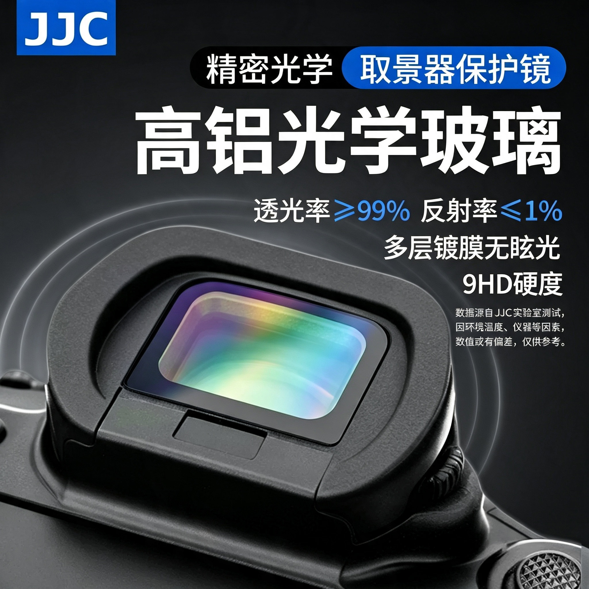 JJC 适用佳能R6M3取景器保护镜R63 R6III R6II R62 R6 R5C R5 R光学玻璃眼罩目镜AR屏幕贴膜UV钢化膜相机配件图片