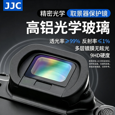 JJC 适用佳能R6M3取景器保护镜R63 R6III R6II R62 R6 R5C R5 R光学玻璃眼罩目镜AR屏幕贴膜UV钢化膜相机配件