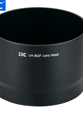 JJC 相机遮光罩 适用于奥林巴斯M.ZUIKO ED 75mm F1.8镜头 替代LH-61F EM1X EM10IV EM10M2 可反装 黑色