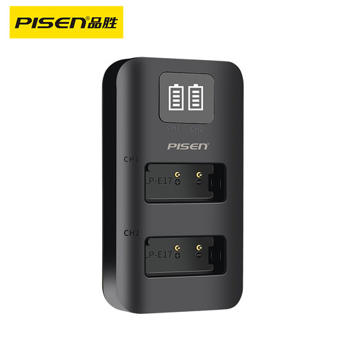 品胜LP-E17充电器USB双充快充EOS R100 R50适用佳能R8 R10电池RP M3 M5 M6II相机760D 750D 800D二代77D 200D