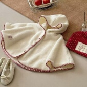 女童斗篷秋冬新款 洋气儿童女宝百搭披肩外出披风 韩版