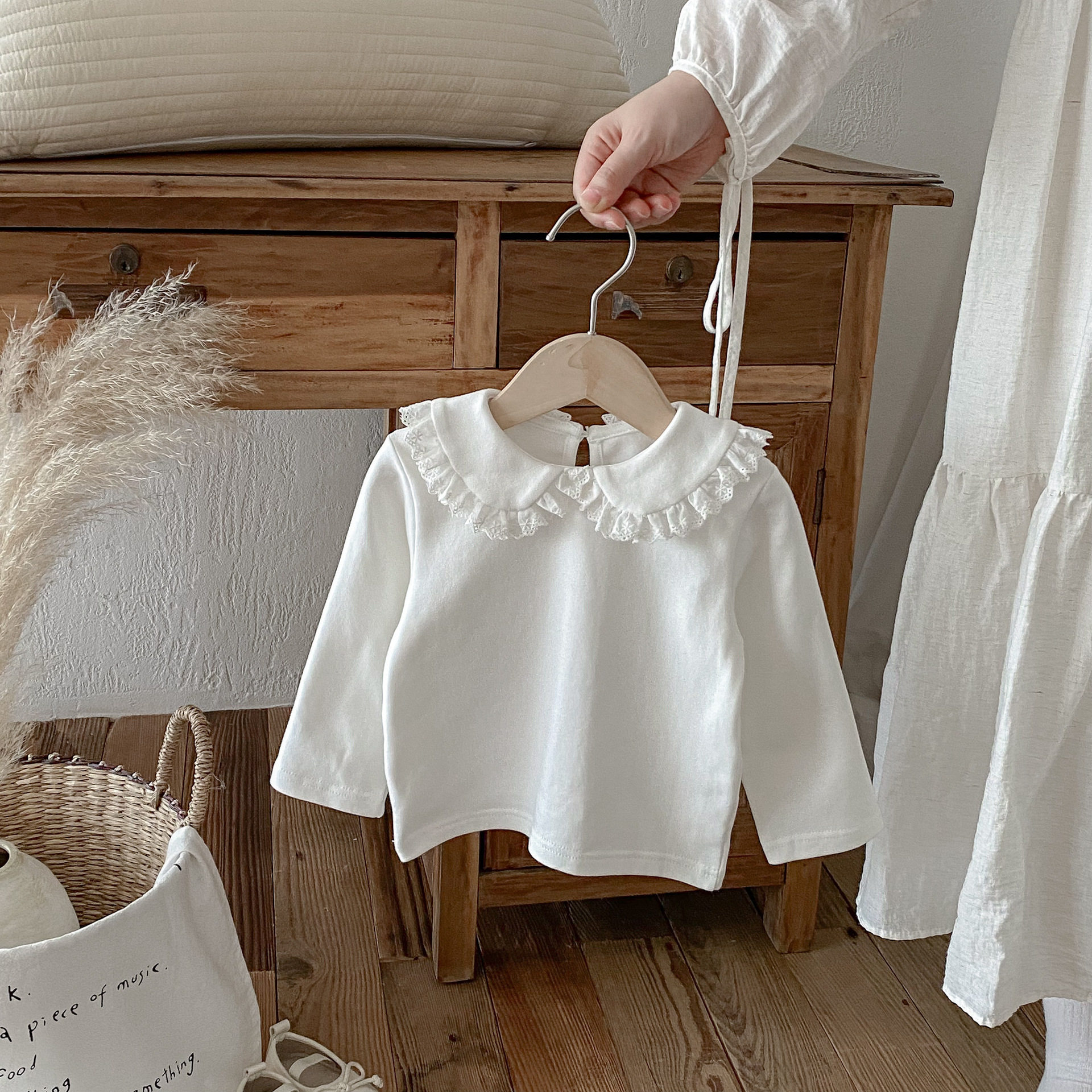 女童打底衫2025秋季新品童装T恤娃娃领长袖春秋内外搭上衣,童装/婴儿装/亲子装,T恤,淘宝优惠券,粉丝福利购,淘宝优惠卷