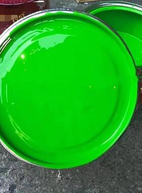 陕汽德龙环保绿汽车漆自卸车渣土车葱绿防锈漆农用车绿色改色翻新