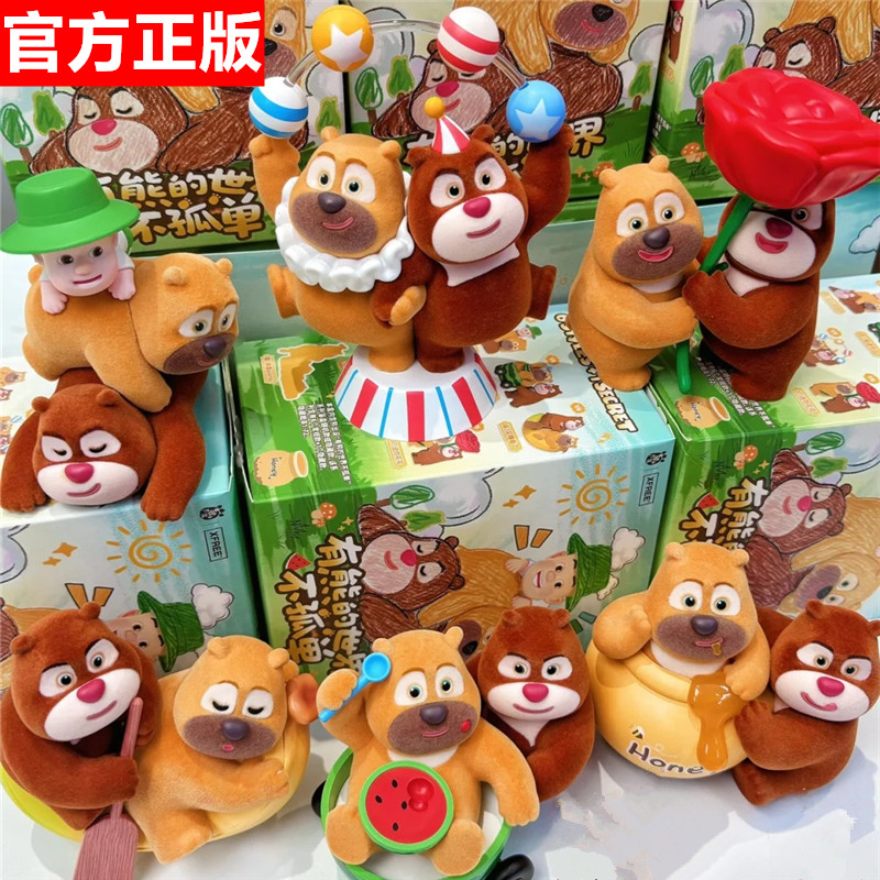 熊出没有熊的世界不孤单手办盲盒