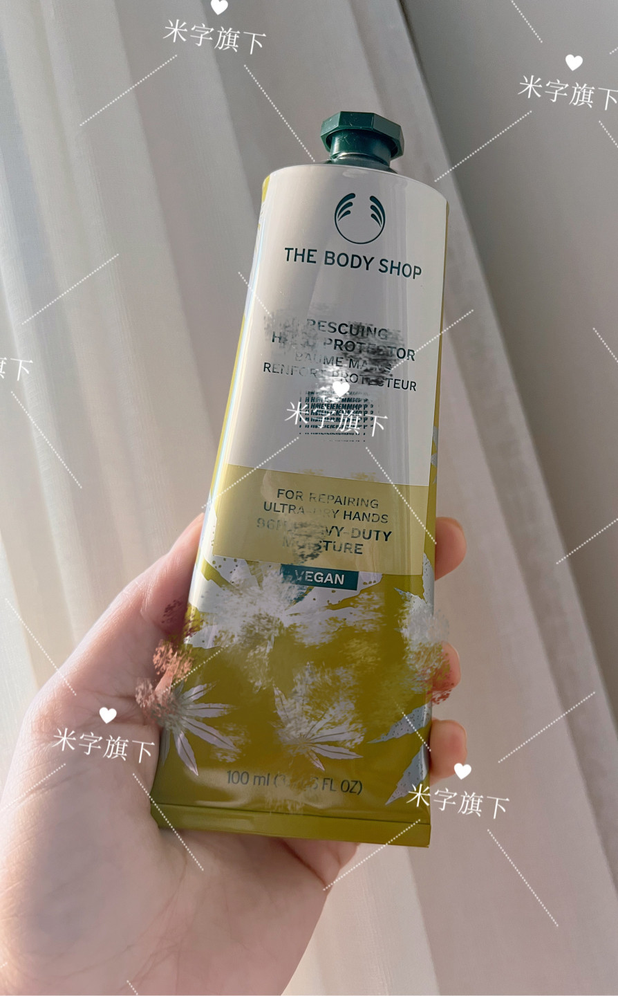 包邮英国thebodyshop绿色密集修护滋润护手霜100ml改善皲裂防干裂