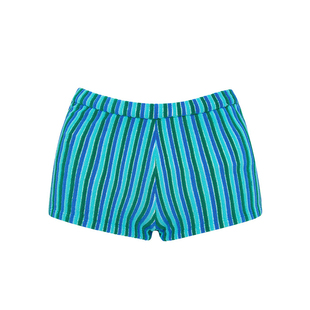 绿条比基尼短泳裤 泳衣女款 高级感显瘦性感分体泳装 爆款 2025年新款