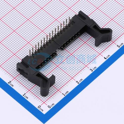 IDC刺破式连接器(牛角/简牛) X2001WR-2x15C-6TV01 弯插,P=2mm 2x