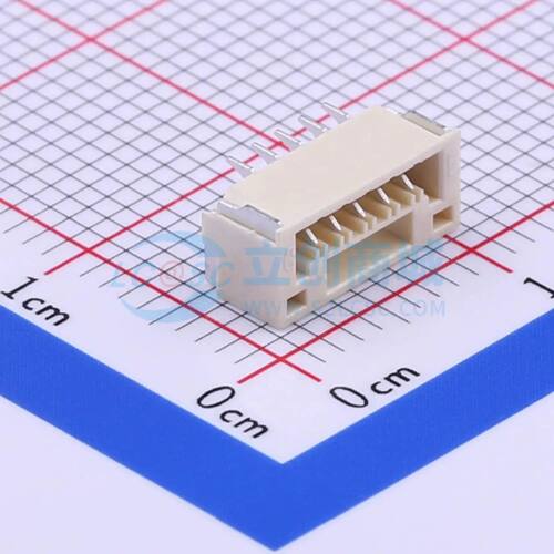 线对板针座 X1251WRS-05HF-LPSW SMD,P=1.25mm,卧贴 1x5P电子元件