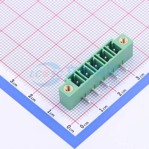 插拔式接线端子 DB1ERM-5.08-5P-GN 弯插,P=5.08mm 1x5P电子元件B