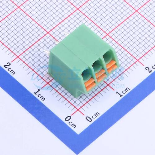 弹簧式接线端子 KF250NH-3.5-3P 插件,P=3.5mm 3P 1x3P电子元件BO