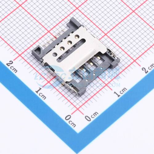 SIM卡连接器 5001B-SIM180-092 SMD 翻盖式电子元件BOM可配单