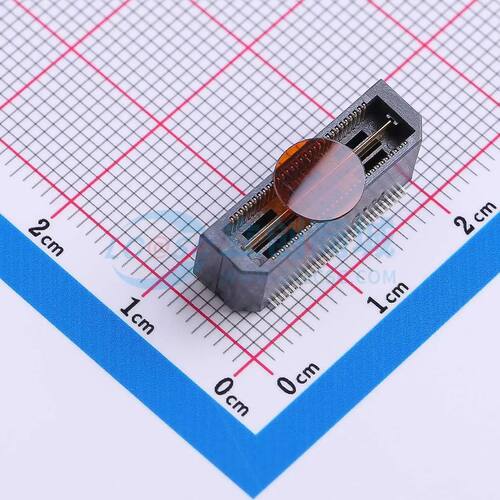 板对板与背板连接器 QTH-030-02-L-D-A-K-TR SMD,P=0.5mm 60P立贴