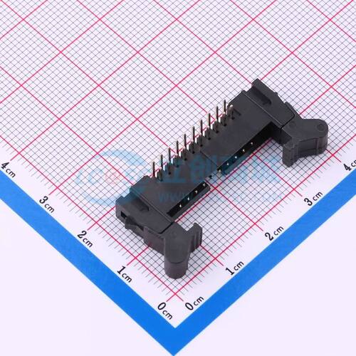 IDC刺破式连接器(牛角/简牛) X2001WR-2x10D-6TV01 弯插,P=2mm 2x