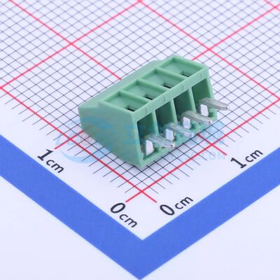 螺钉式接线端子 DB125-2.54-4P-GN-S 插件,P=2.54mm 1x4P电子元件