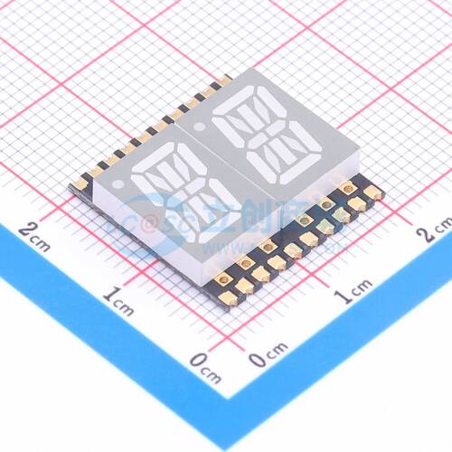 LED数码管 GS4021CSR-G SMD,19x18.8mm 电子元件BOM可配单