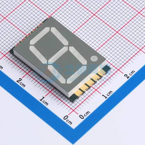 LED数码管 GS8011AG-G SMD,28x16.8mm 1位0.8电子元件BOM可配单