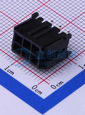 线对板针座 X3025WV-2x03-46SN 插件,P=3mm 2x3P电子元件BOM可配