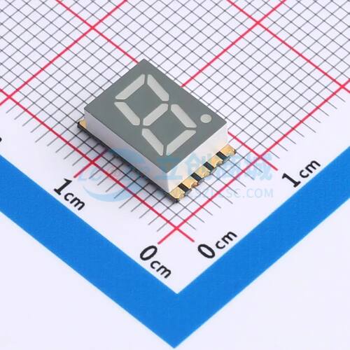 LED数码管 GS3011CR-G SMD,12x7.3mm 1位0.3电子元件BOM可配单