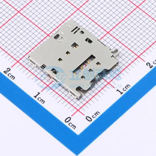 SIM卡连接器 KP13TS-6S-SF(800) SMD 卡托式电子元件BOM可配单