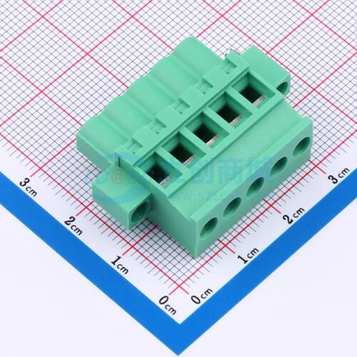 插拔式接线端子 MX2EDGKBM-5.08-05P-GN01-Cu-Y-A 插件,P=5.08mm