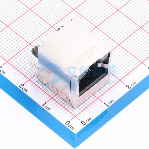 以太网连接器(RJ45 RJ11) LAIL-RJ45-LED2-BY-01-ZC 插件 直插带L