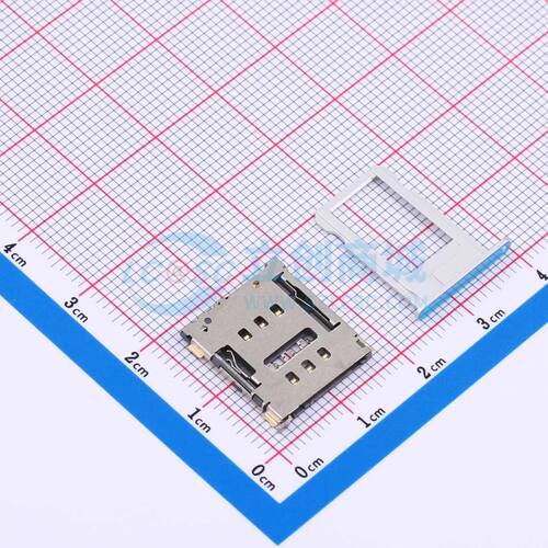 SIM卡连接器 XDSM-0615-A012 SMD 卡托式电子元件BOM可配单