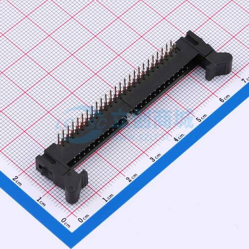 IDC刺破式连接器(牛角/简牛) X2001WR-2x25D-6TV01 弯插,P=2mm 2x