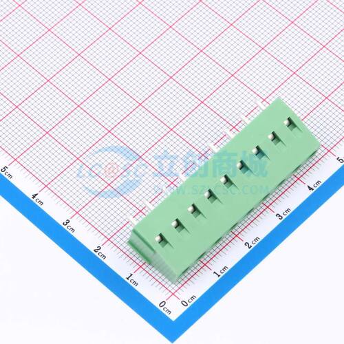 螺钉式接线端子 DB128V-5.08-9P-GN-S 插件,P=5.08mm 1x9P电子元