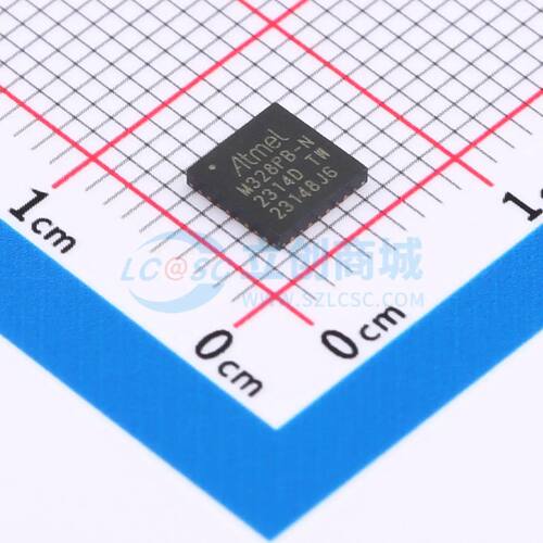 单片机(MCU/MPU/SOC) ATMEGA328PB-MN QFN-32-EP(5x5) 电子元件BO