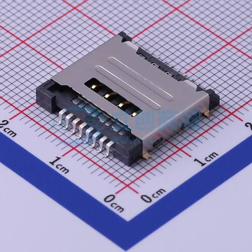 SIM卡连接器 SI31C-08200 SMD 拔插式电子元件BOM可配单