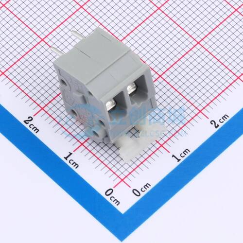 弹簧式接线端子 255-402 插件,P=5.08mm 2P 1x2P电子元件BOM可配
