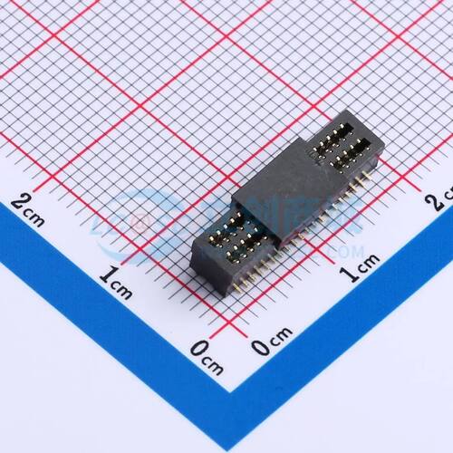 板对板与背板连接器 X0812FVS-40CS-9TV01 SMD,P=0.8mm 40P立贴电