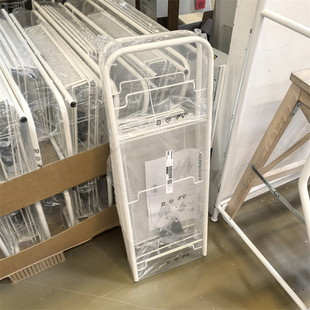 宜家霍纳文多层可移动金属储物收纳厨卫置物架小推车成都国内代购