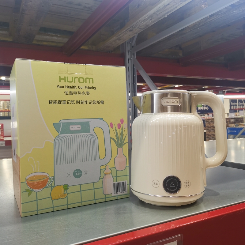 山姆代购Hurom恒温电热水壶6档调温烧水壶温度显示屏冲奶粉泡茶叶