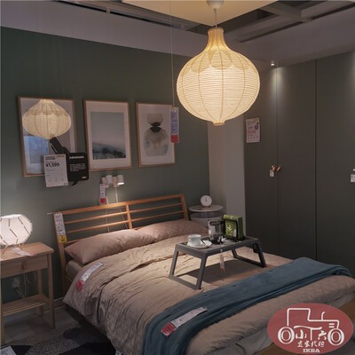 宜家里斯比恩吊灯罩洋葱57厘米米黄色成都国内代购