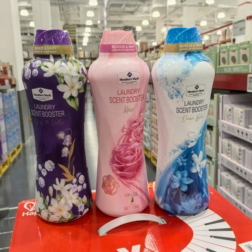 山姆代购MM衣物留香珠1.5kg澄澈海韵洗衣除螨柔顺抗静电花草果香