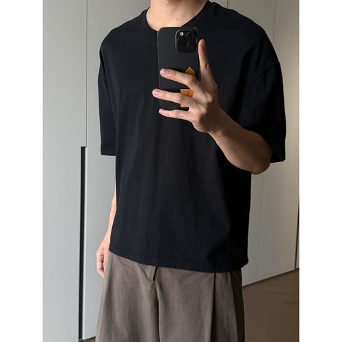 SDR300g7A抗菌基础款水洗黑短袖