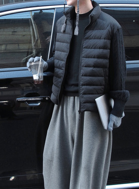 SDR Dirty新国标90白鸭绒排骨服 针织拼接可调节下摆羽绒服Week5