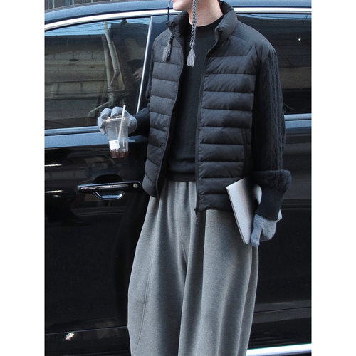 SDR90白鸭绒排骨羽绒服