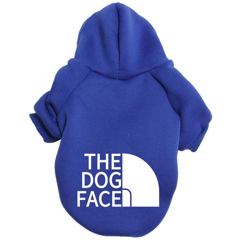 宠物衣服保暖秋冬连帽 黄卫衣Dog Face金毛 大狗衣服大型犬服爆款