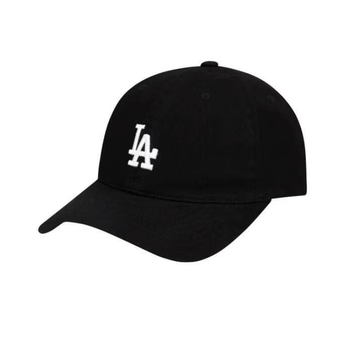 韩国MLB帽子2023新款NY洋基队男女款棒球帽软顶小标LA鸭舌帽A爆款