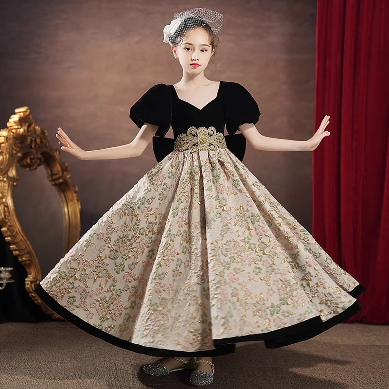 加大胖妹妹MM晚礼服洋气女童