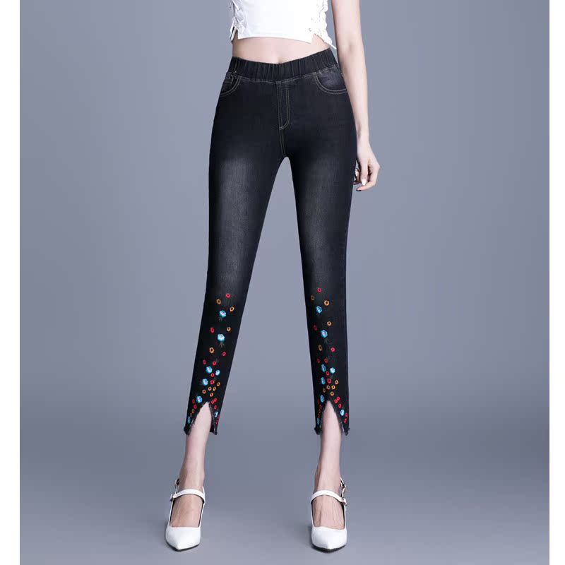 220加肥加大码女装300斤250夏装230七分裤牛仔裤小脚打底裤子240|ruв категории Женская одежда, женской одежды - от Buy2taobao.com для оказания профессиональной услуги покупки агента Taobao