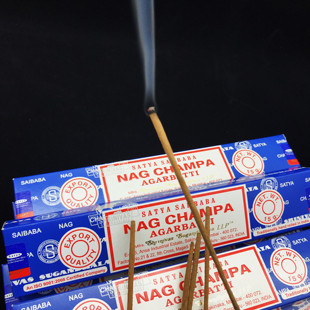 印度赛巴巴SATYA 线香 NAG CHAMPA黄花香 家居冥想香薰