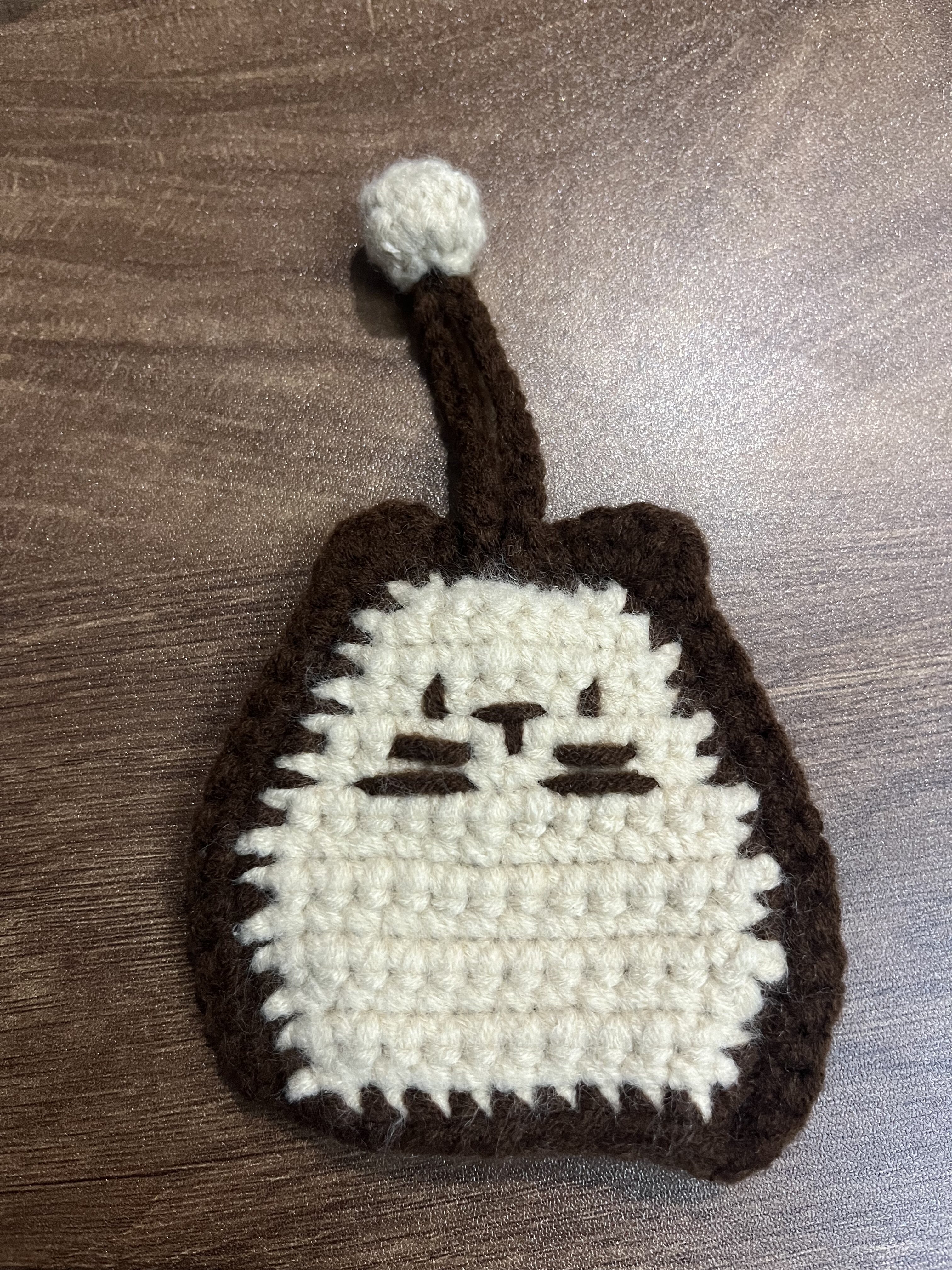 成品可爱猫咪挂件钥匙包车钥匙包手工diy钩针编织毛线公仔玩偶